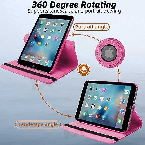 Image of TGK Rotating Cover for iPad Air 1 2013 9.7 Inch [ Air 1st Gen ] - Pink