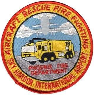 Phoenix Arizona Fire Dept Sky Harbor International Airport Aircraft Rescue Patch