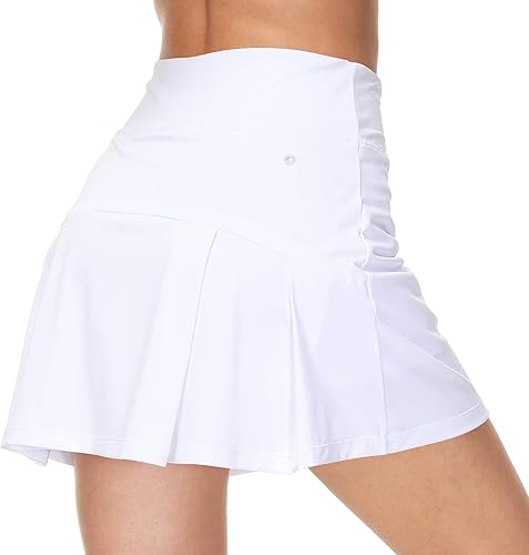 Zingther Falda pantalón de tenis para mujer, también para pickleball, bádminton, correr y golf, faldas plisadas para niñas con pantalones cortos