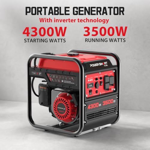 Image of PowerSmart 4300 Watt Portable Generator for Home Use