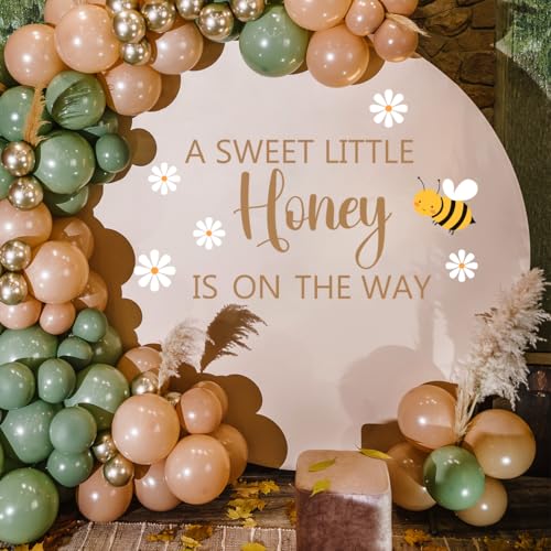 Vinilo decorativo bebe tema abeja para baby shower miniatura 5