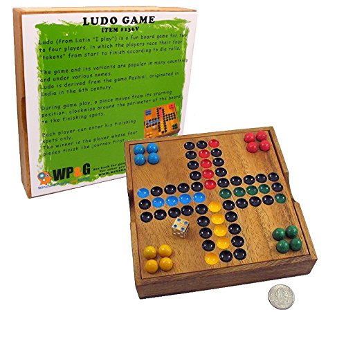Ludo Game - Wooden Board Classic Strategy Fun Game #TOP9