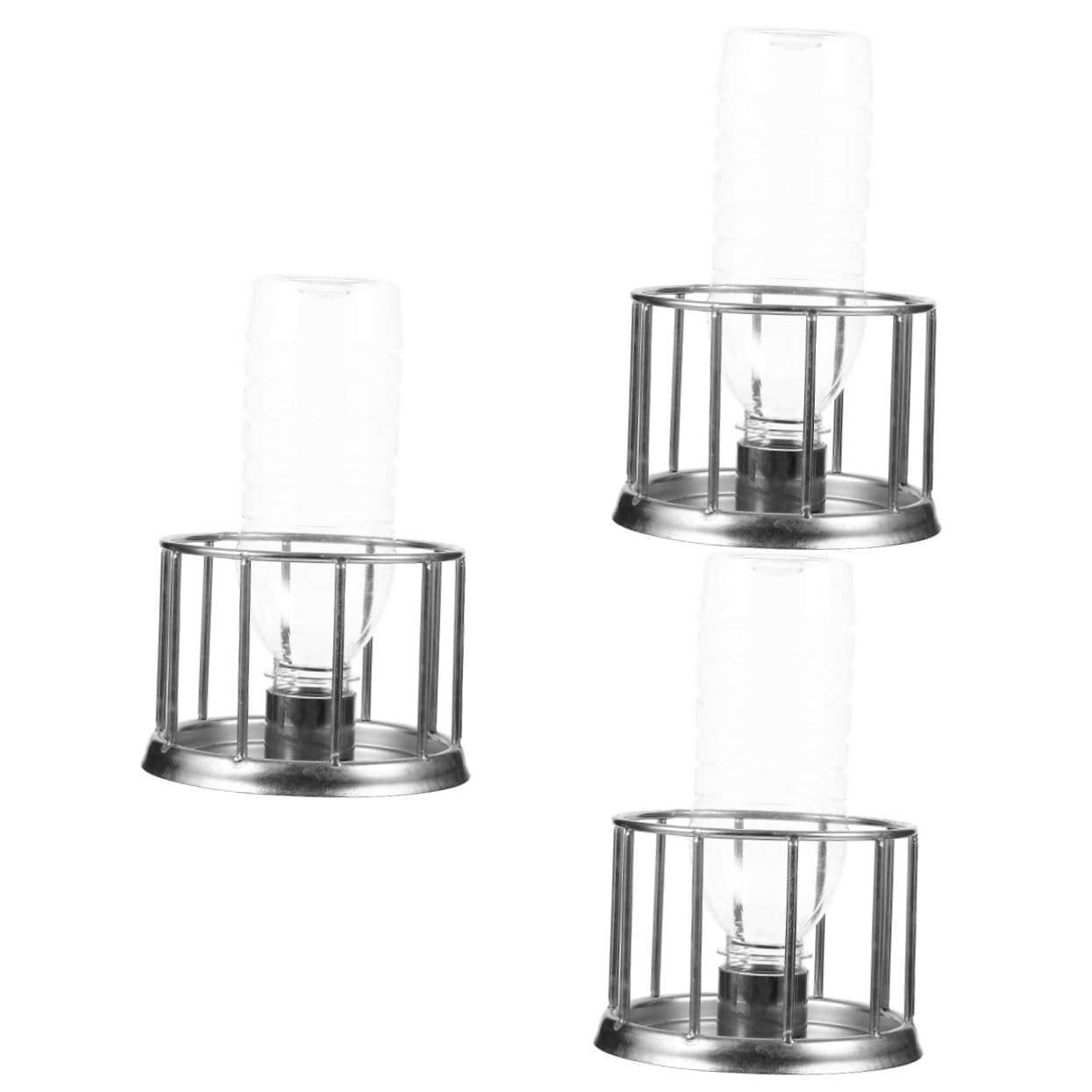 INOOMP 3pezzi Abbeveratoio per Tartarughe Inossidabile Ciotola per Rettili Mini Multifunzionale per Terrario e Allevamento Tartarughe e Domestici