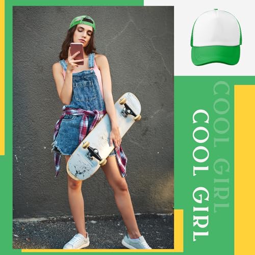 Image of 40 Pack Sublimation Blank Trucker Hat Bulk Wholesale Mesh Baseball Cap for Women Men DIY Hat Bar Party