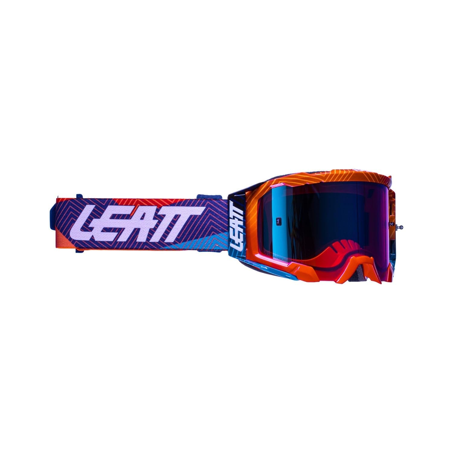 Leatt Men's Blue Velocity 5.5 Iriz Lines Motocross Goggles, For