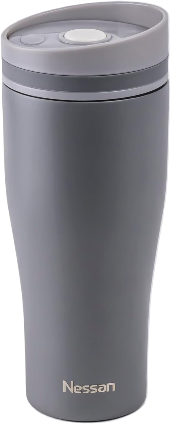 Nessan Insulated Stainless Steel Vacuum Mug, 360ml - Your Perfect Portable Thermal Tumbler for Hot and Cold Beverages Anywhere: Home, Gym, Outdoors, Office, and School - Grey