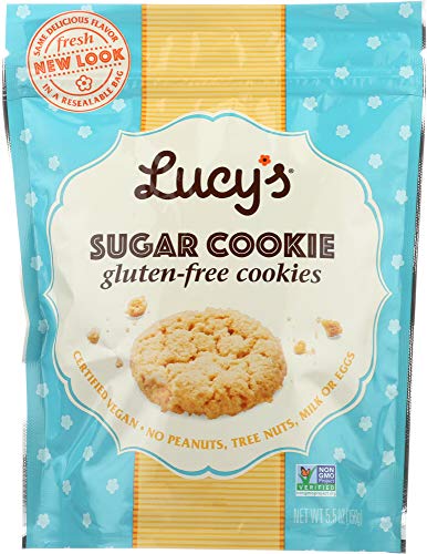 Lucy's, Gluten Free Sugar Cookies, 5.5 oz(Pack of 1)