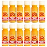 Immunity Boost Shot, Ginger & Turmeric, Gluten Free and Vegan, 2 fl oz, 12 Packs Bottle
