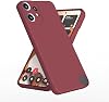 Liquid Silicone Case for Nothing CMF Phone 2 Pro, Protective Cover [Anti-scratch, Anti-fingerprint, Anti-shock], Soft and Slim Bumper Cover Shell. Red