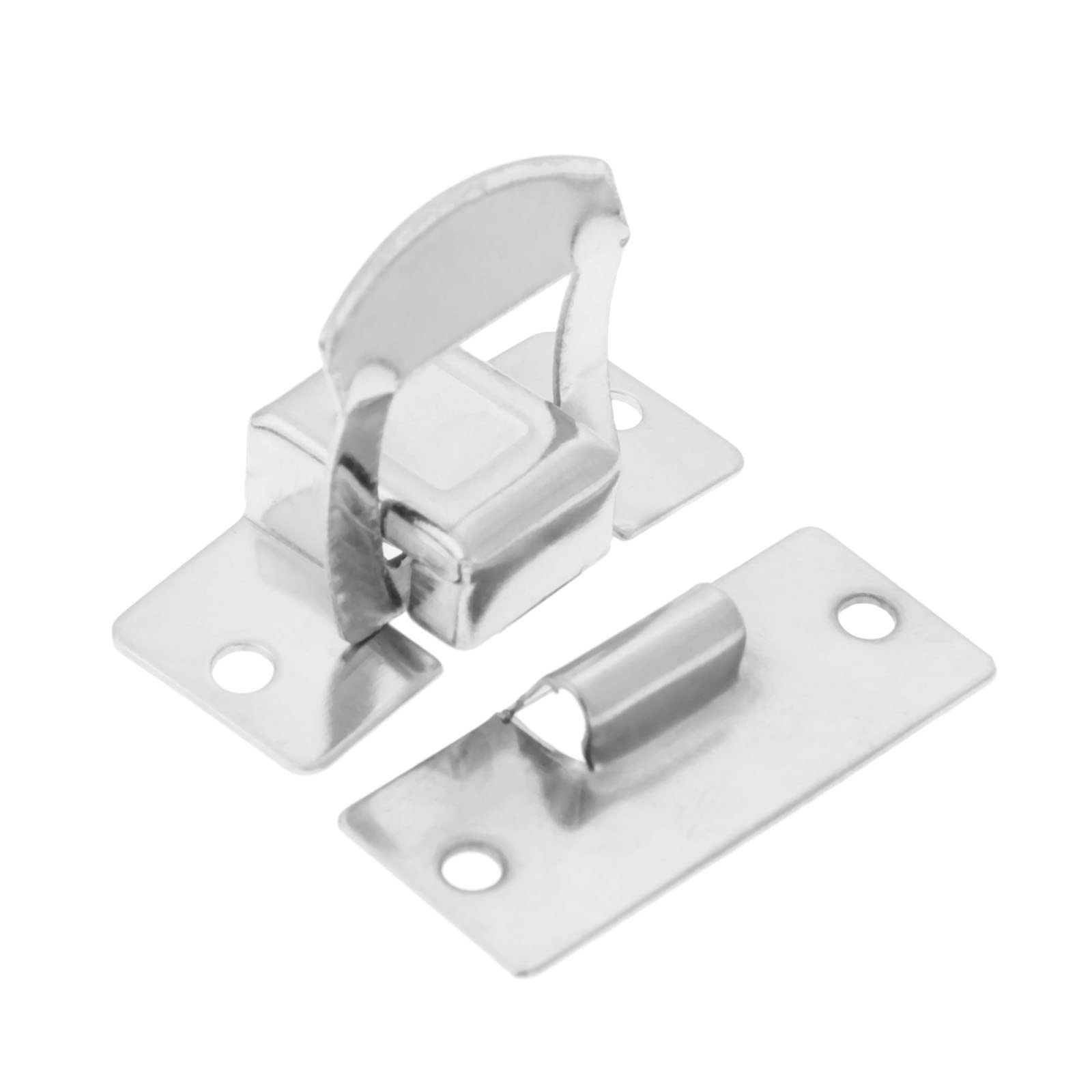 SFJSFIMQ Latch Lock Silver Case Toggle Latch Hasp Hook Iron Clasp Square Jewelry Chest Gift Wine Wood Box Suitcase Decor