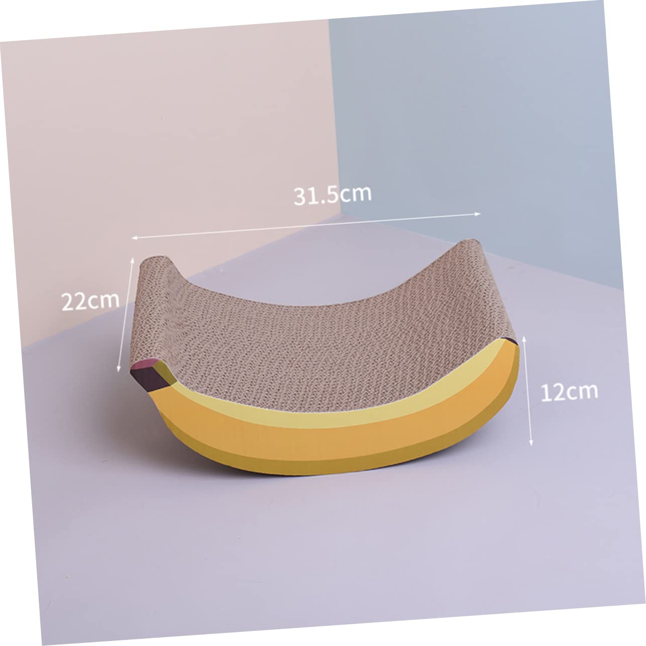 UPKOCH 2 Piezas Tablero Rascador de Cartón Ondulado Forma de para Gatos Juguete y Práctico para Entretenimiento de Gatitos para Muebles
