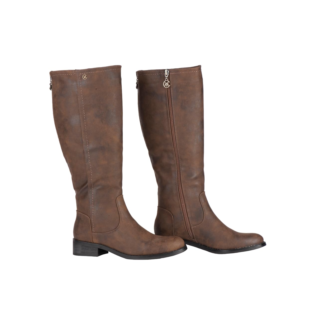 CHATTAWAK 8melinachoco38, Botas a la Altura de Rodilla Mujer, Chocolate, 38 EU