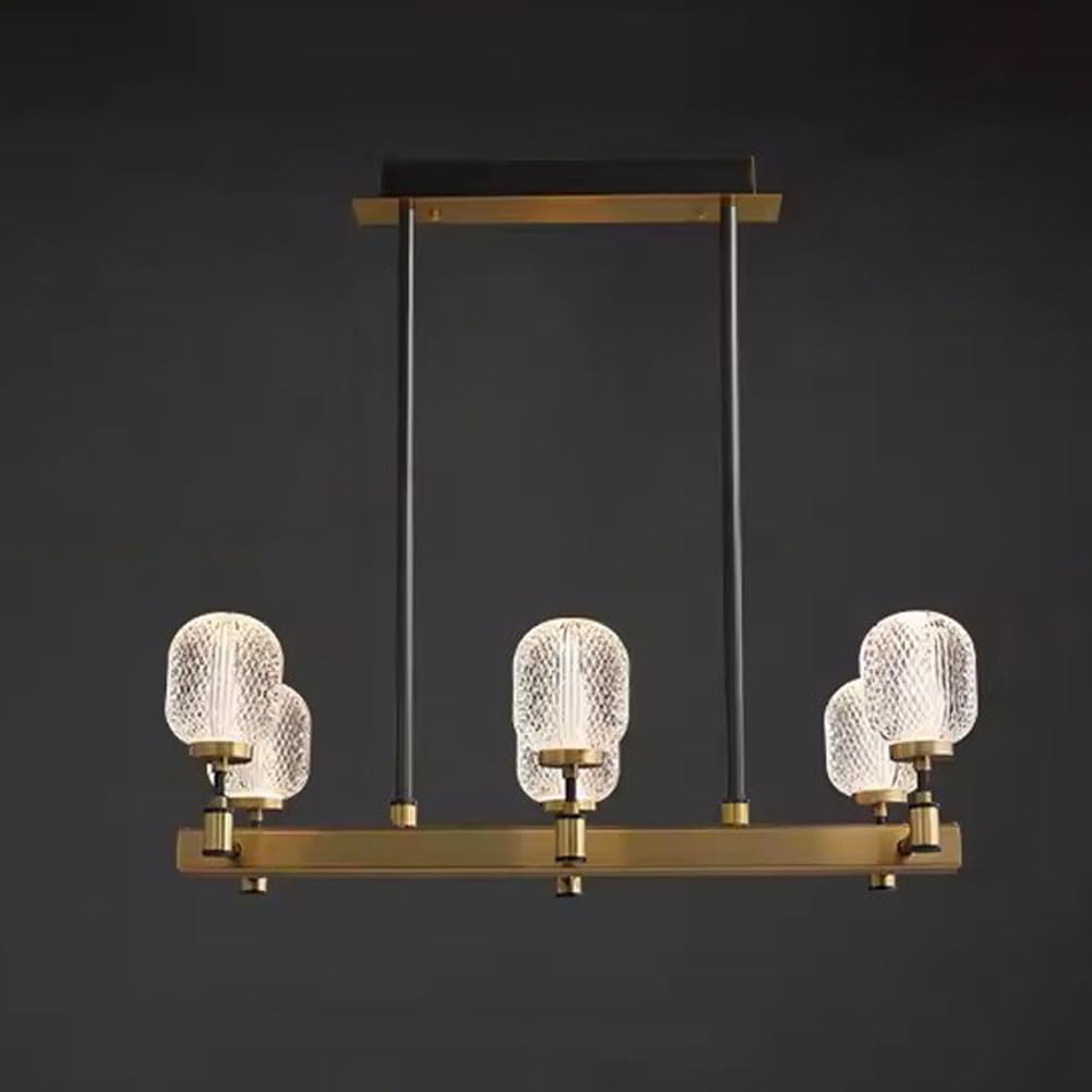 Luminaire de salon tout en cuivre au design de luxe contemporain