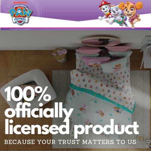 image for Franco Paw Patrol Girl Skye Kids Bedding Super Soft & Cozy Reverisble 