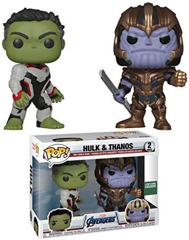 POP! Hulk & Thanos Vinyl Bobble-Heads 2 Pack - Avengers Endgame