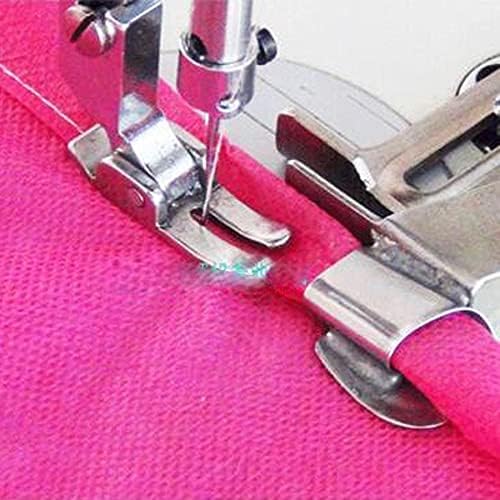 Miniatura 4 de Kunpeng - #KP-203 - Carpeta de dobladillo recto de doble plegado con acabado limpio, apto para máquina de coser (tamaño de dobladillo 1-34 (1.732