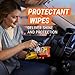 Armor All Original Protectant Wipes , Interior Car Cleaning Wipes with UV Protection Against Cracking and Fading, 20 Count
