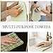 LANE LINEN Cotton Kitchen Towels Set, 4-Pack – Absorbent, Quick-Drying Dish Towels, 18