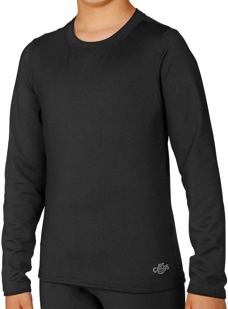 Hot Chillys Youth Micro-Elite Chamois Print Tight Midweight Body Fit Base Layer