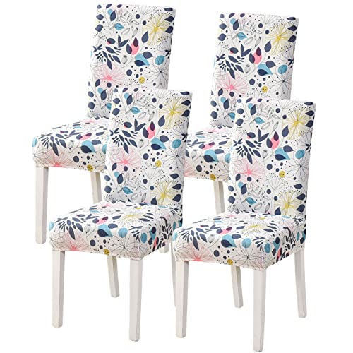 Jusmate Dining Chair Covers, Parsons Chair Slipcovers Set of 4