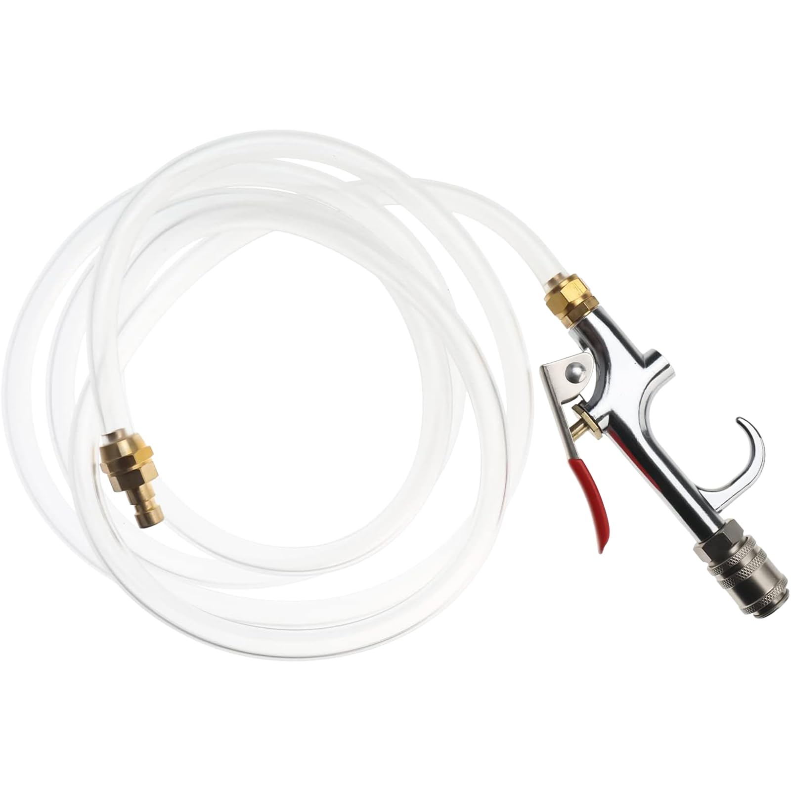 FreeTec Getriebeöl Einfüllgerät,10L Pneumatische Getriebeöl Pumpe, 2 en 1 Ölabsaugpumpe und Öl Einfüllgerät mit 14tlg ATF Adaptersatz für Auto Traktor