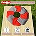 CoHoBgs Corn Hole Bags Set 8, Professional Cornhole Bags Dual-Sided Slick & Stick Resin Filled Suede and Duck Canvas Bean Bag for Cornhole Game Includes Carry Case