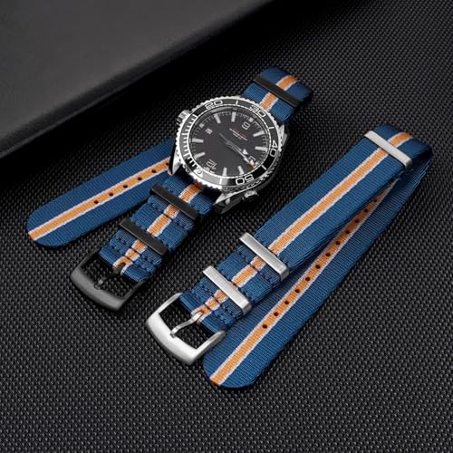 Image of Military Ballistic Nylon Watch Band Heavy Buckle 18mm 20mm 22mm 24mm Thick G10 Premium Nylon Watch Bands Smart Watch Replacement Band Strap for Men Women