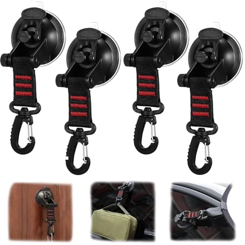 4 Saugnapf Haken Set Camping - Multifunktional Für Wohnmobil & Werkstatt