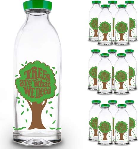 Faucet Face Trees are What We Need Reusable Glass Water Bottle, 14.4 Oz.