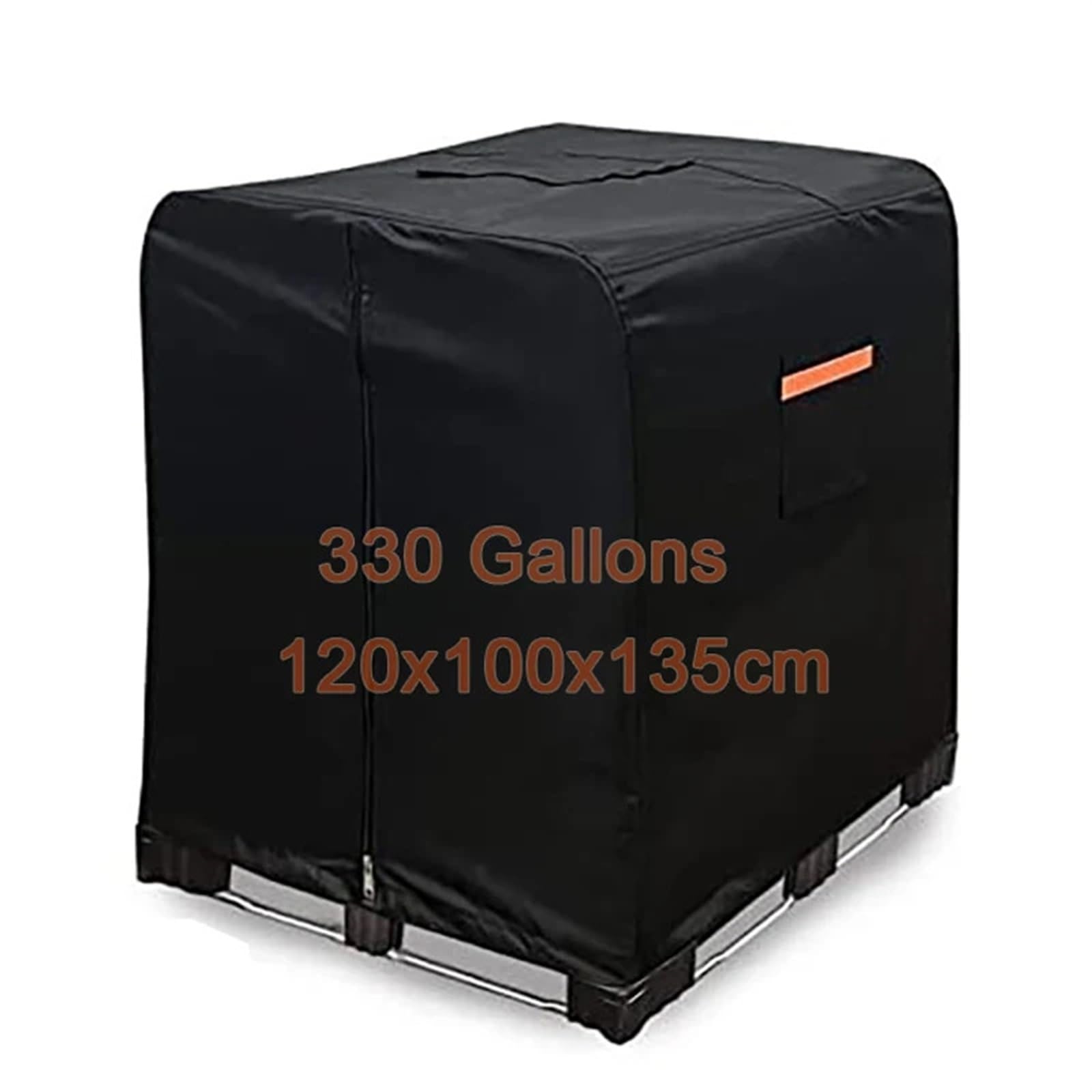 Cubierta de Tanque IBC Cubierta de tanque de agua IBC, cubierta de bolsa de 330 galones, cubierta de protección de jardín for exteriores de 1000L, Material protector solar resistente al agua con crema