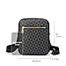 Ciclkwde Men Small Shoulder Bag Crossbody Bag Travel Sling Bag Fashion Business Handbag Casual Messenger Bag (moon black)