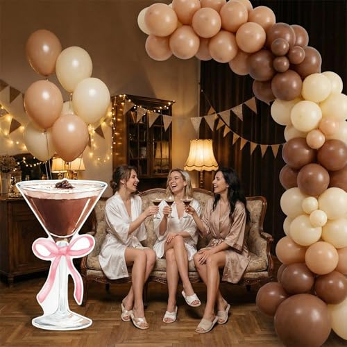 Image of Colingmill 4ft Espresso Martini Birthday Decorations Pink a Tini Bit Older Party Cardboard Cutouts Birthday Party Cardboard Cutouts Decor for Women Bar Wedding Bachelorette Bridal Shower Supplies