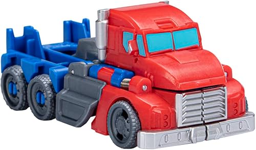 Miniatura 4 de Transformers Juguetes EarthSpark - Figura de acción de 1 paso con cambiador de tapa Optimus Prime de 4 pulgadas, juguetes robot para edades de 6