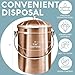EPICA Countertop Compost Bin Kitchen | 1.3 Gallon | Odorless Composting Bin with Carbon Filters | Indoor Compost Bin with Lid | Stainless Steel Kitchen Composter for Food Scraps & Waste Recycling