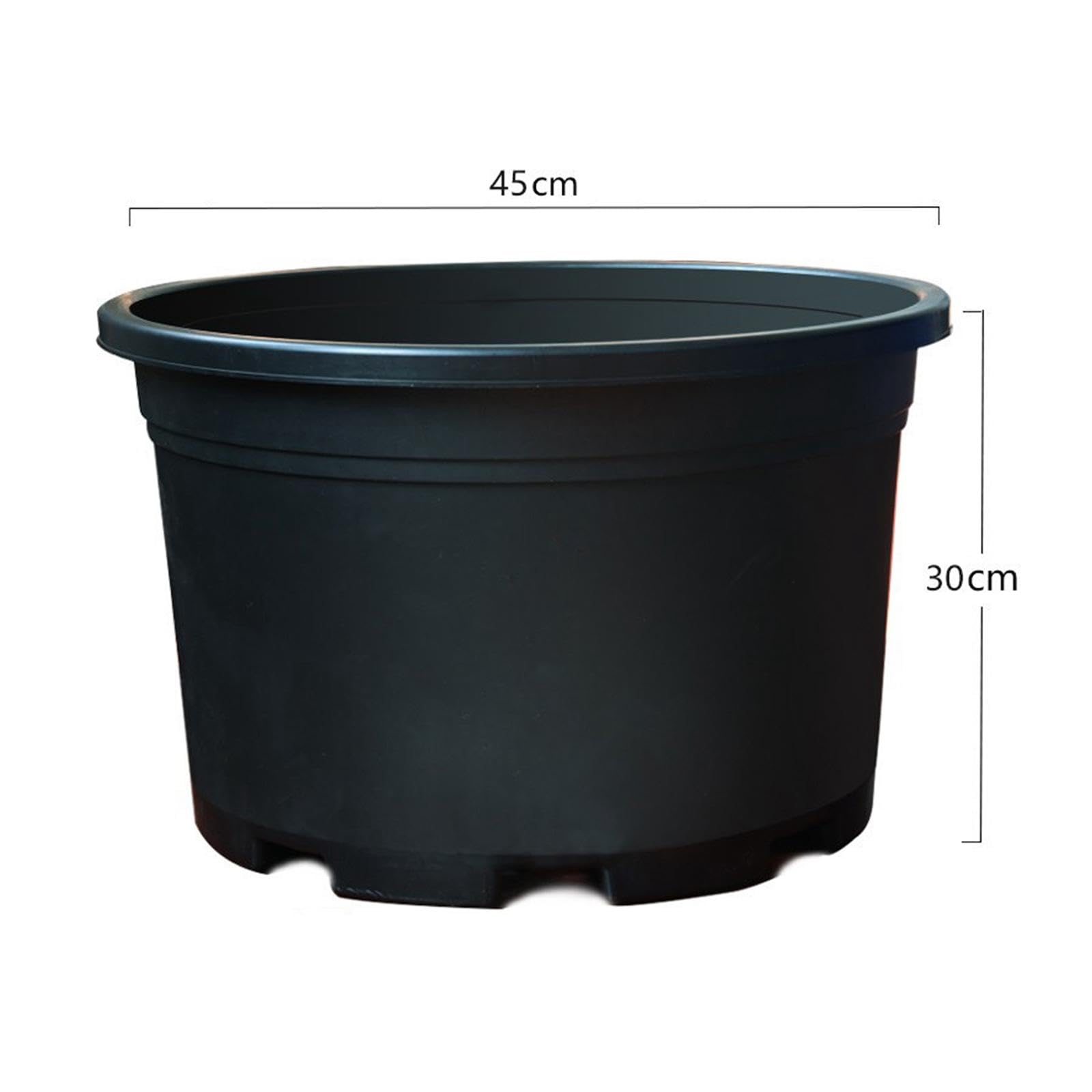 Pot de Fleurs avec Drainage, Pot de Pépinière Simple pour Fraisiers, Plantes D'intérieur, Violettes, Jardin, 45 Cm