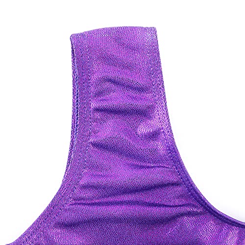 HOZIY Gymnastics Leotards for Girls Toddlers Kids Sleeveless Tumbling Outfits for Dance Print