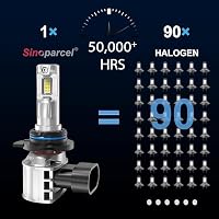 Sinoparcel HIR2/9012 LED fényszóró izzó 6500K fehér 12V 2db 4