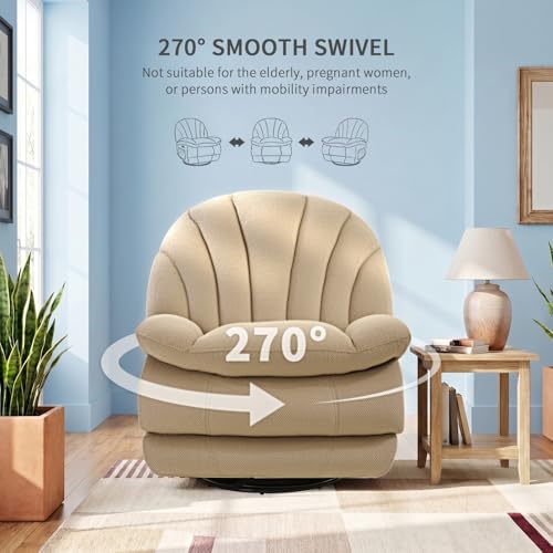 Sillón reclinable tejido beige grande miniatura 4