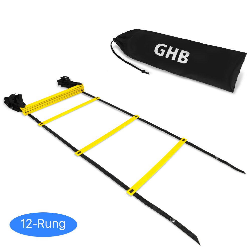 GHB Sport Training scala durevole Calcio coordinazione 6 m con custodia
