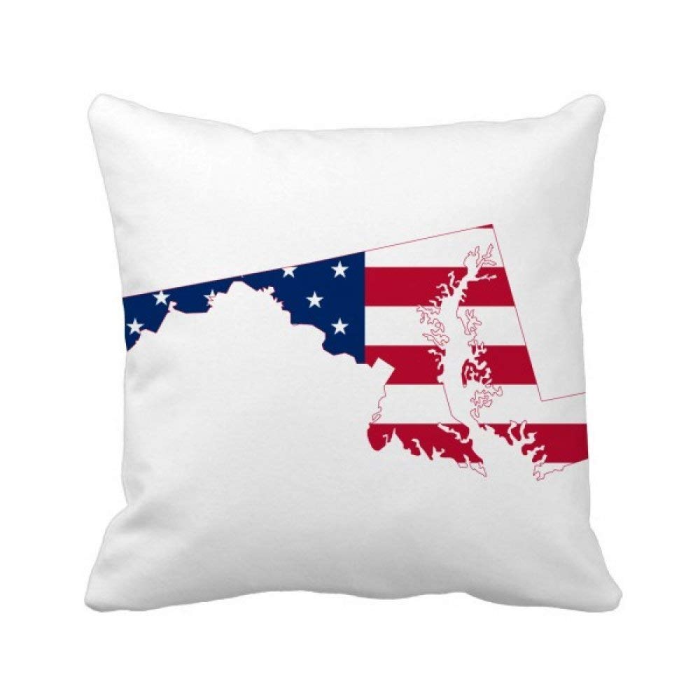 Housse de coussin Maryland étoiles de qualité supérieure pour une élégance USA durable
