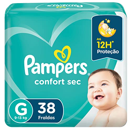 Fralda Pampers Confort Sec Tamanho G 38 Unidades