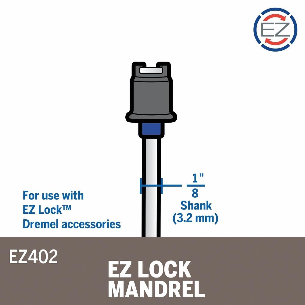 Dremel EZ Lock Mandrel - Faster Accessory Changes -9 Dremel EZ Lock Mandrel - Faster Accessory Changes -9