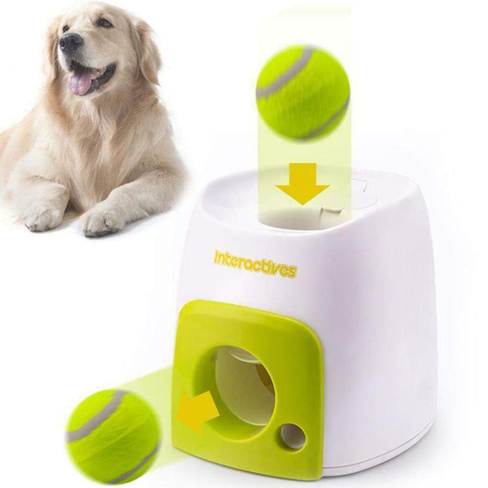 Buy Automatic Interactive Ball Tennis Launcher Pet Dog Training Toy Game ,Automatic Pet Feeder