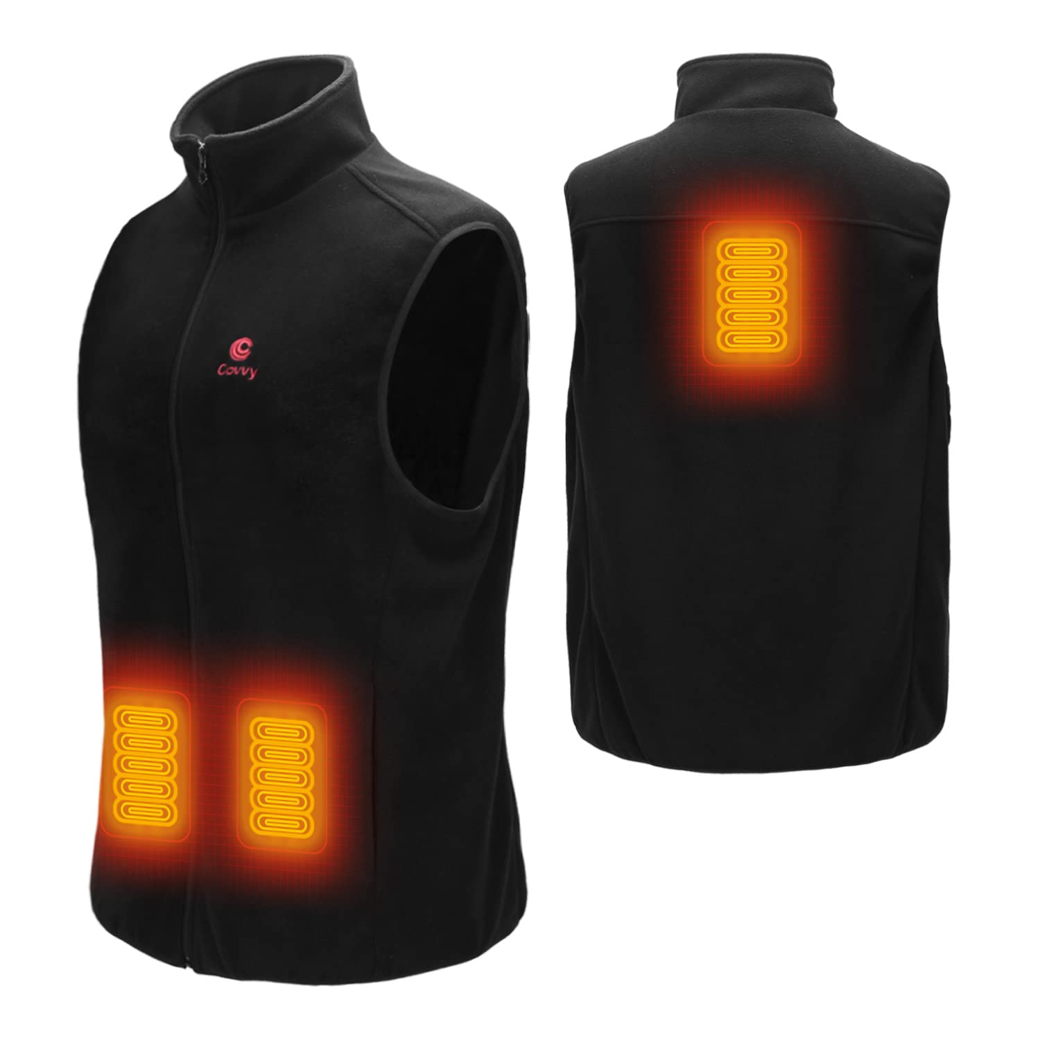 Gilet riscaldato per le donne lavabile elettrico caldo gilet giacca con batteria senza maniche in pile polare capispalla per campeggio all'aperto escursionismo caccia sci