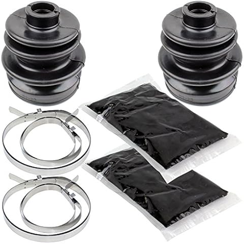 Caltric Compatible with Front or Rear Axle Inner Outer CV Boot Arctic Cat 2436-111 Cover