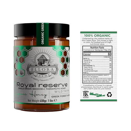 Pack de 2 mieles orgánicas griegas Ellora Farms 450g miniatura 2