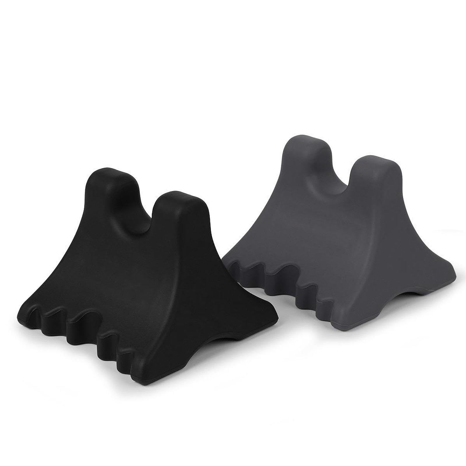Amagogo Herramienta masaje para cuello, espalda y cuerpo. Masaje puntos acupresión. Durabilidad profesional. Herramienta presión multifuncional, Negro