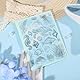 GLOBLELAND Transparente Stempel Mit Meeresleben Hintergrund Meerestiere Transparente Gummistempel Silikonstempel Für DIY Scrapbooking Fotoalbum Dekorativ 6.33x4.3 Zoll