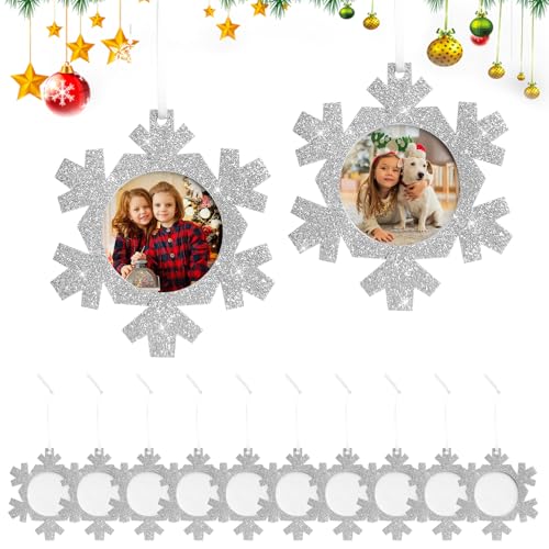 NHTJTHE 12 Stück Mini Bilderrahmen Weihnachten Filz zum...