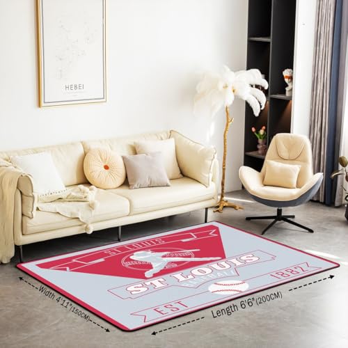 Tapete Feelyou Boys Baseball 99x150 cm Polipropileno miniatura 2
